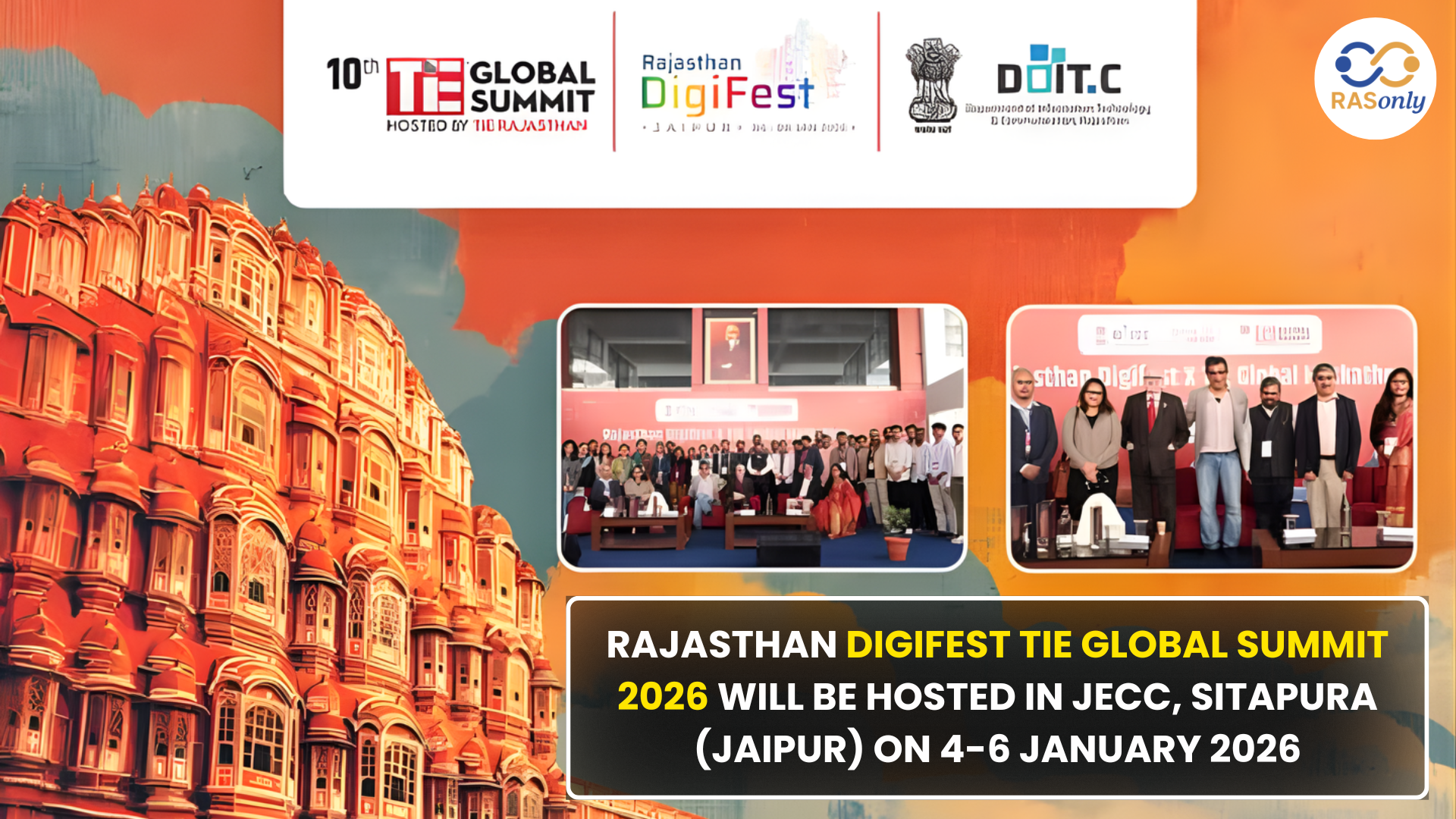 Rajasthan Digifest TiE Global Summit 2026 at JECC Jaipur