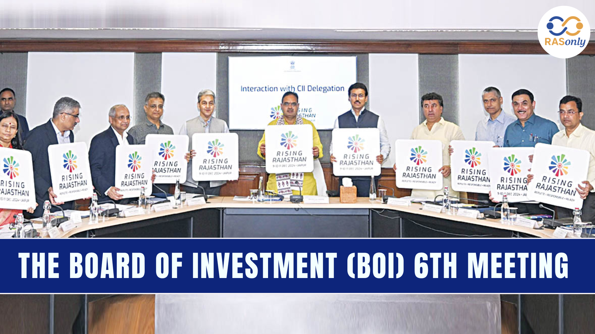 Rajasthan BoI Meeting: ₹46,000 Cr Investment, 12,000 Jobs