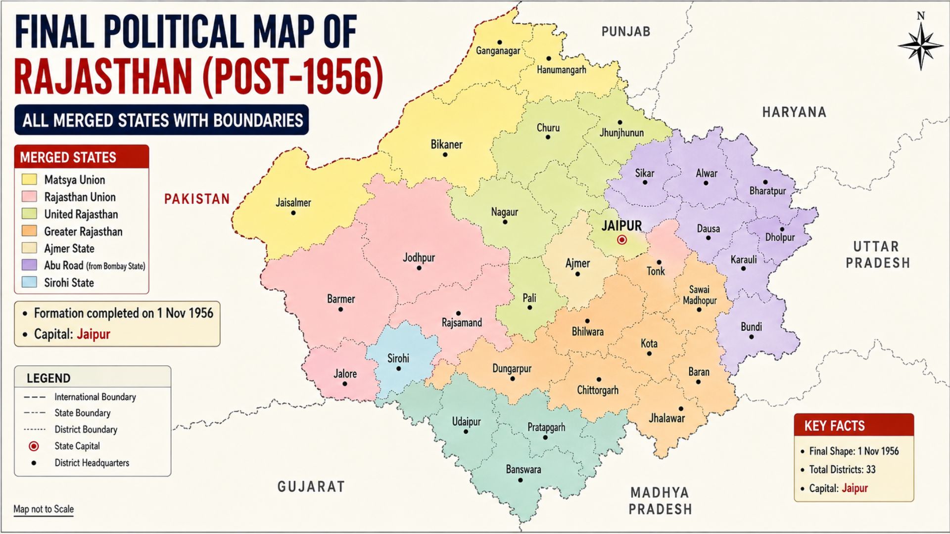 Rajasthan Formation: 7 Stages of Integration (1948–1956)