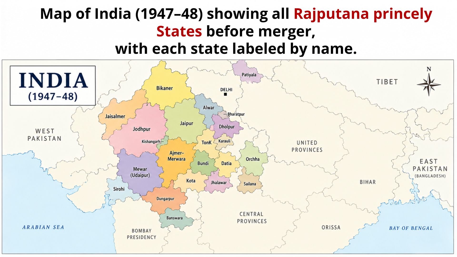 Rajasthan Formation: 7 Stages of Integration (1948–1956)
