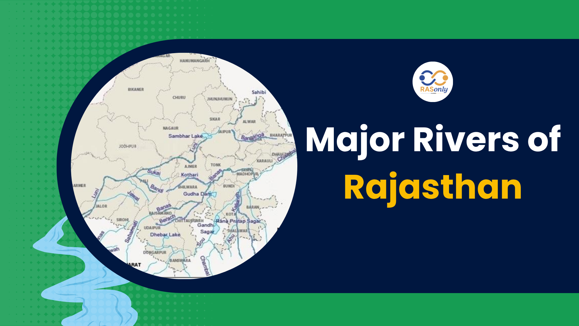 Major Rivers of Rajasthan