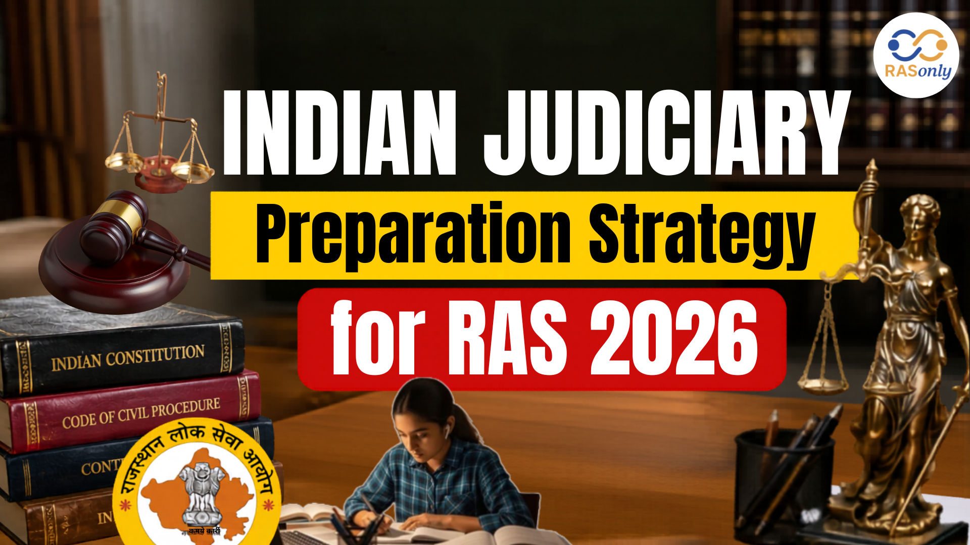 Indian Judiciary Preparation Strategy for RAS 2026 (Complete Judiciary Notes, Constitution, Courts, PYQs, MCQs & Revision Plan)