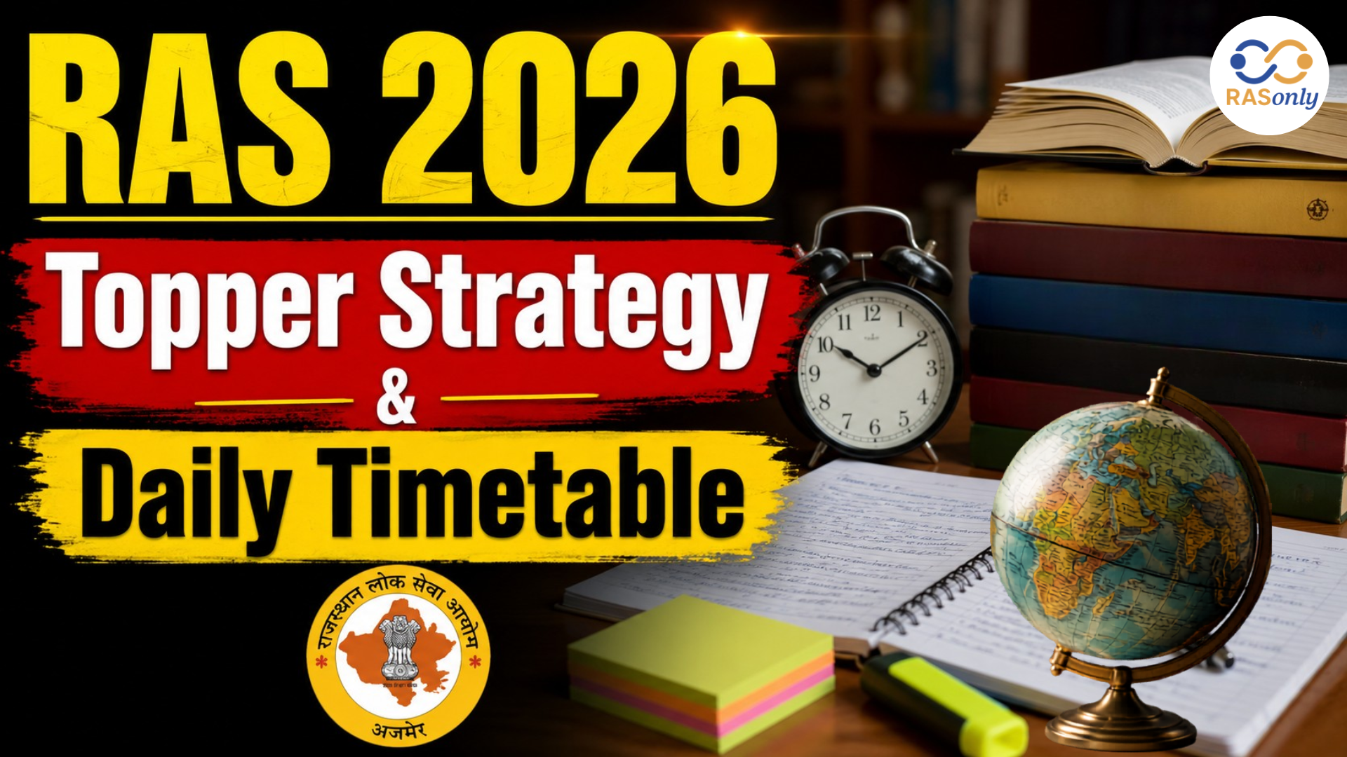 RAS 2026 Topper Strategy & Daily Timetable: Smart Preparation Plan to Crack RAS Exam