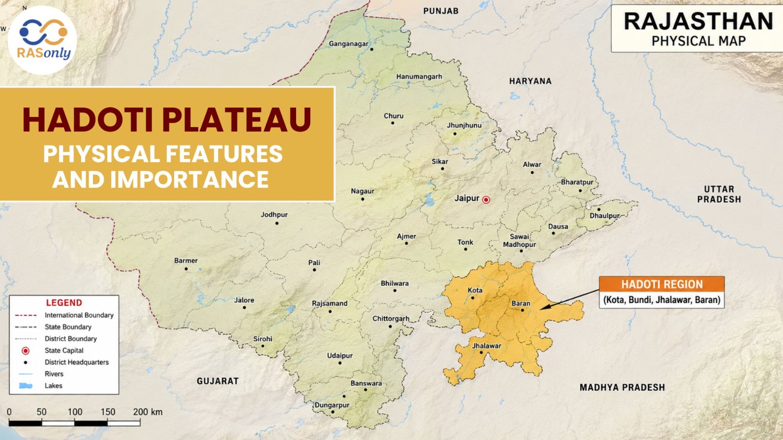 Hadoti Plateau: Physical Features and Importance | RAS Notes 2026