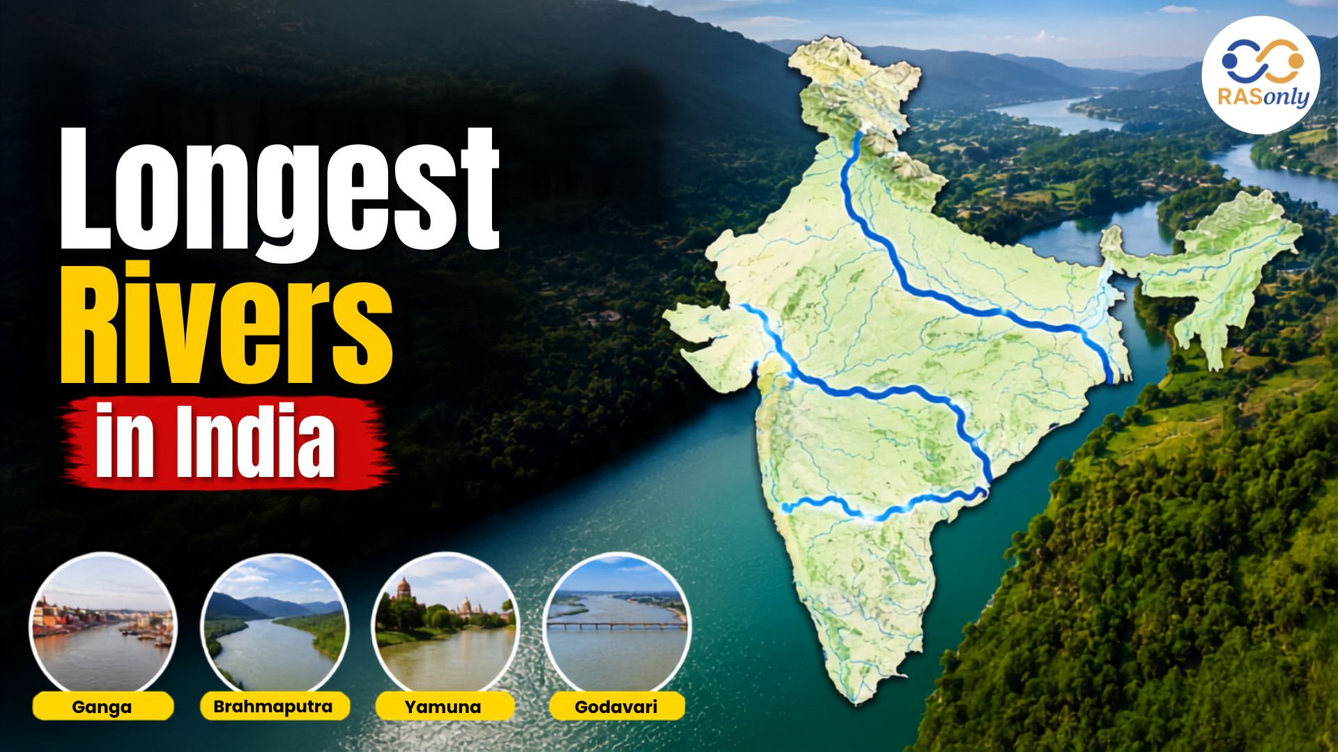 Longest Rivers in India